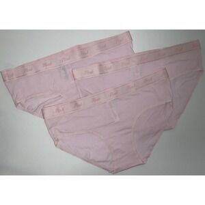 NWT Lot 3 Pairs Victoria's Secret PINK Hipster Panties Underwear Pink Large